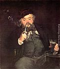 Eduard Manet Famous Paintings - Le Bon Bock